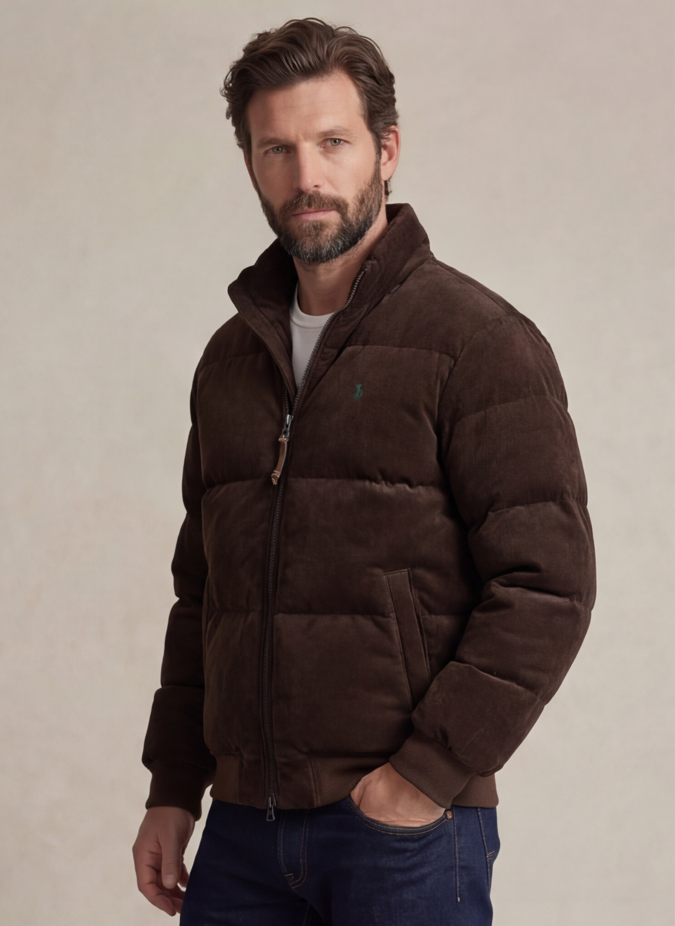 The Wyoming Corduroy Down Jacket
