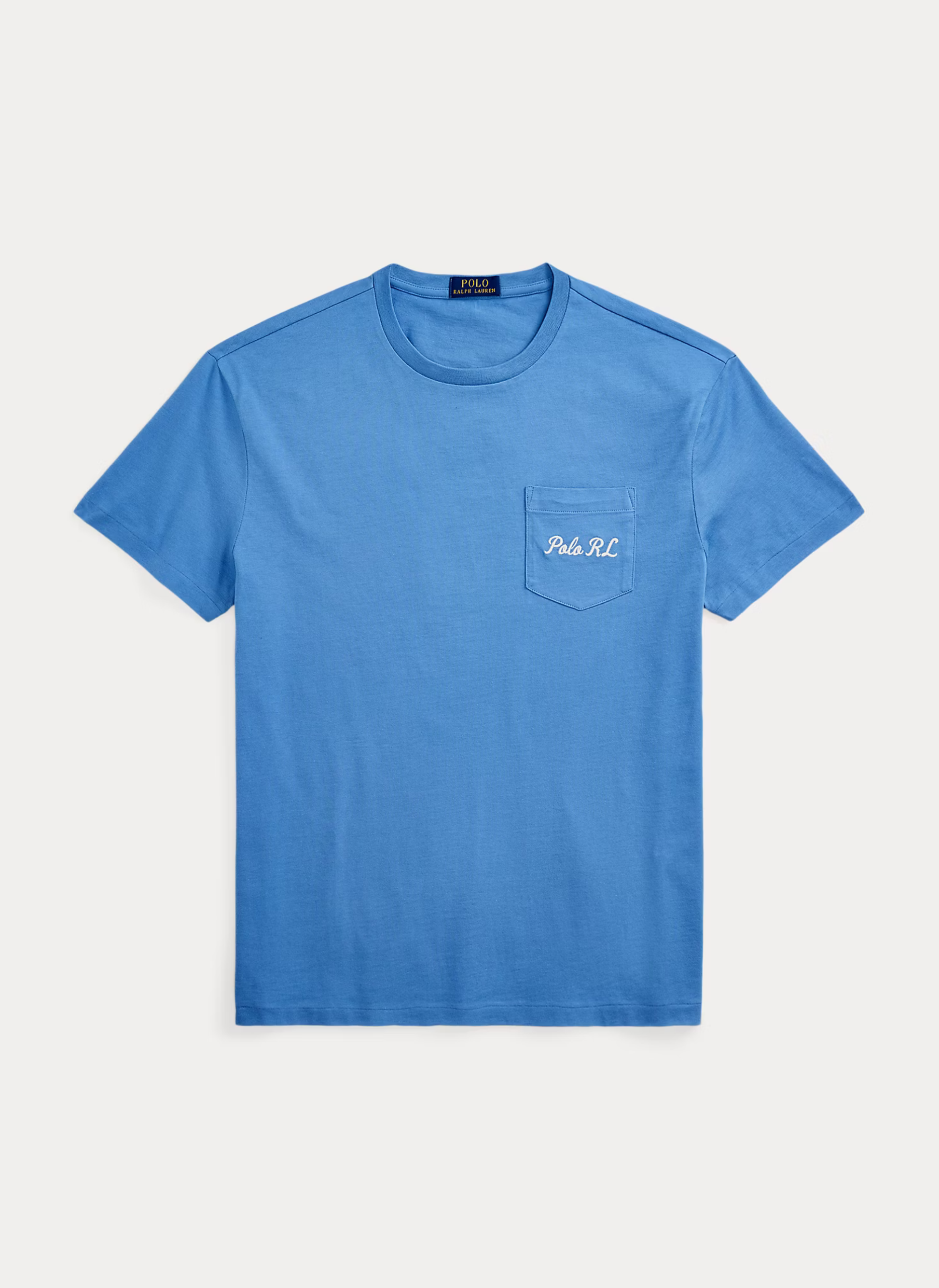 Jersey Crewneck T-Shirt - Bleu