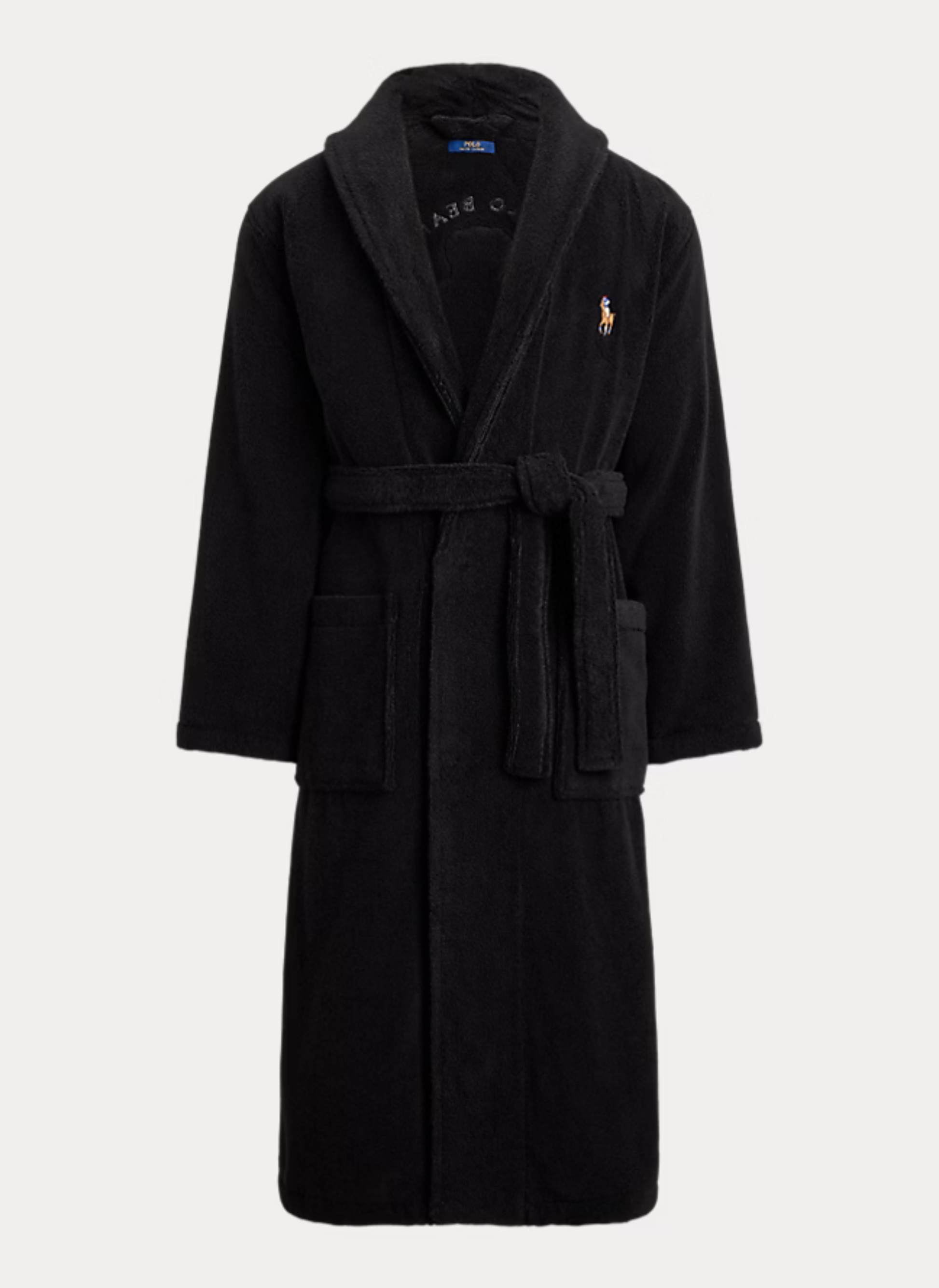 Cotton Terry Robe - Noir